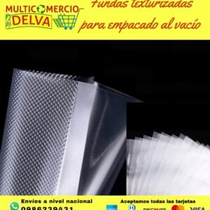 Fundas Texturizadas 90 Micras 15x20cm (200 unidades)