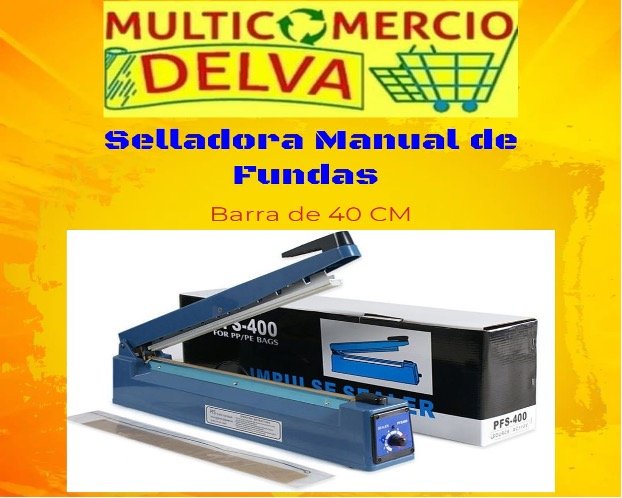 Selladora Manual de Fundas 40cm PFS-400